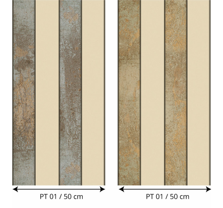 Lijn behang Beton verticale strepen - TenStickers