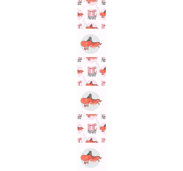 Klein monsterontwerp dieren behang - TenStickers