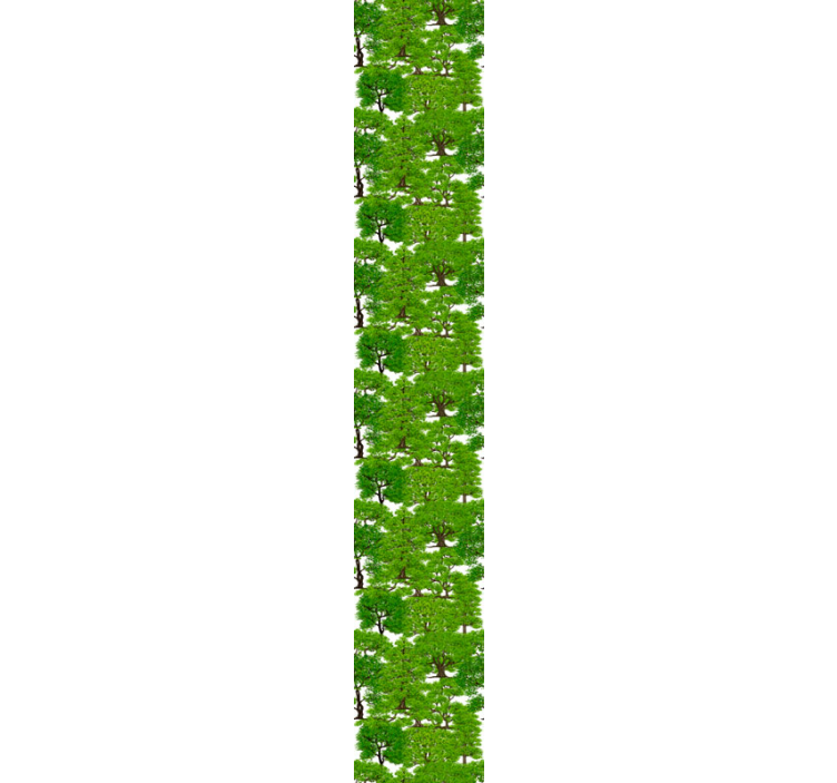Realistisch bospatroon bomen behang - TenStickers