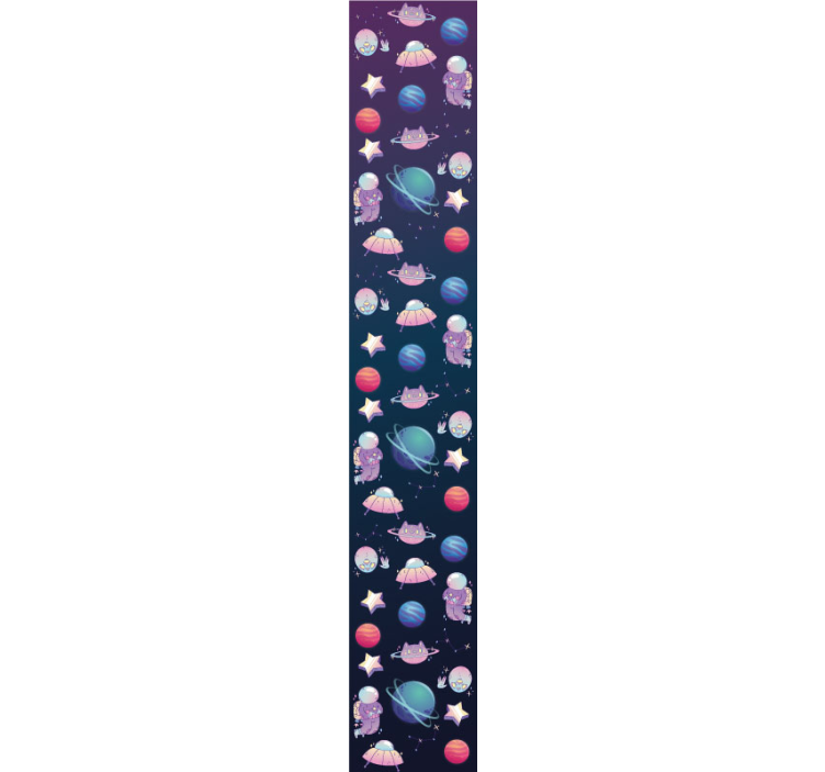 Avontuur in de ruimte behang kinderkamer - TenStickers