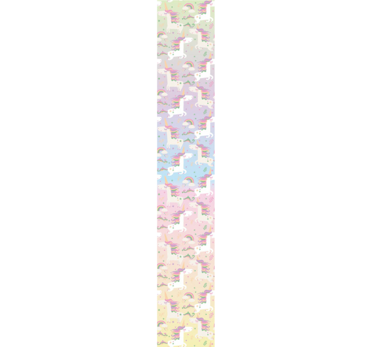 Regenbogen achtergrond dieren behang - TenStickers