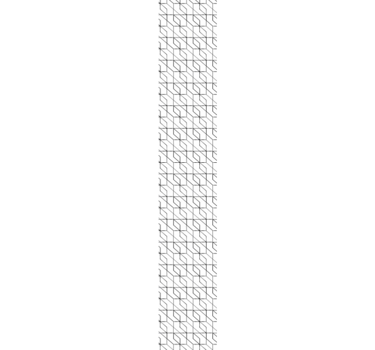 Stijlvolle lijnindeling woonkamer behang - TenStickers