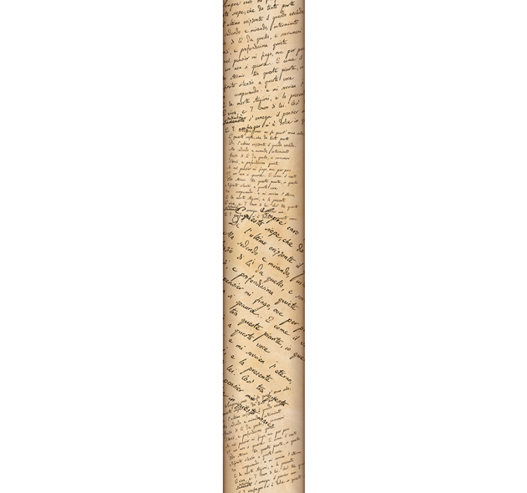 Cursief schriftmotief behang letters - TenStickers