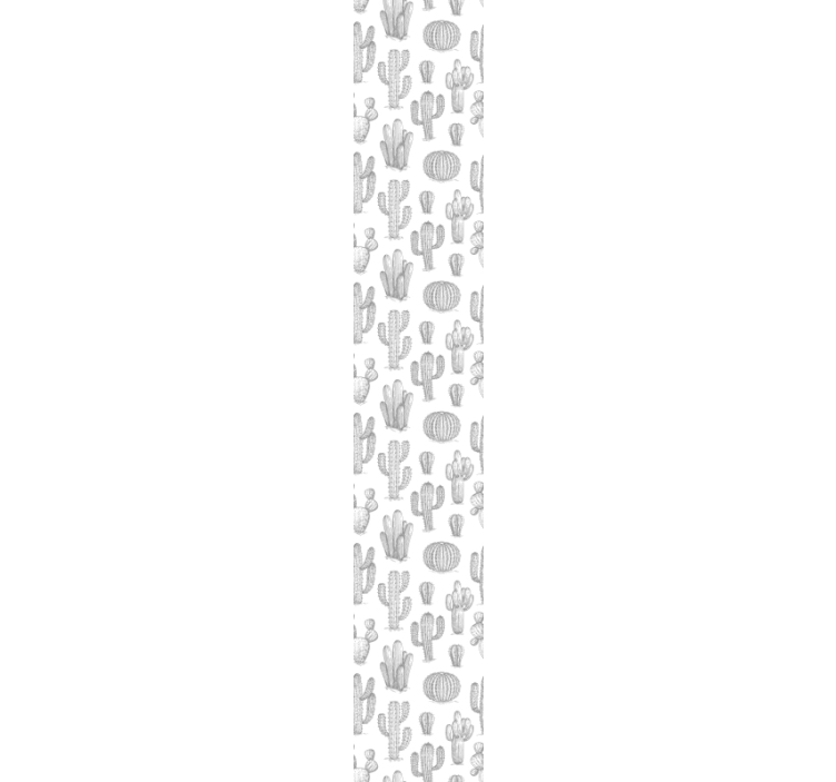 Cactuspatroon natuur behang - TenStickers