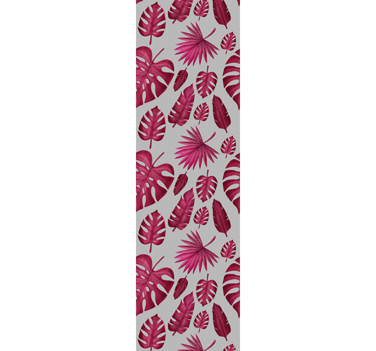 Tropisch bladpatroon behang bladeren - TenStickers