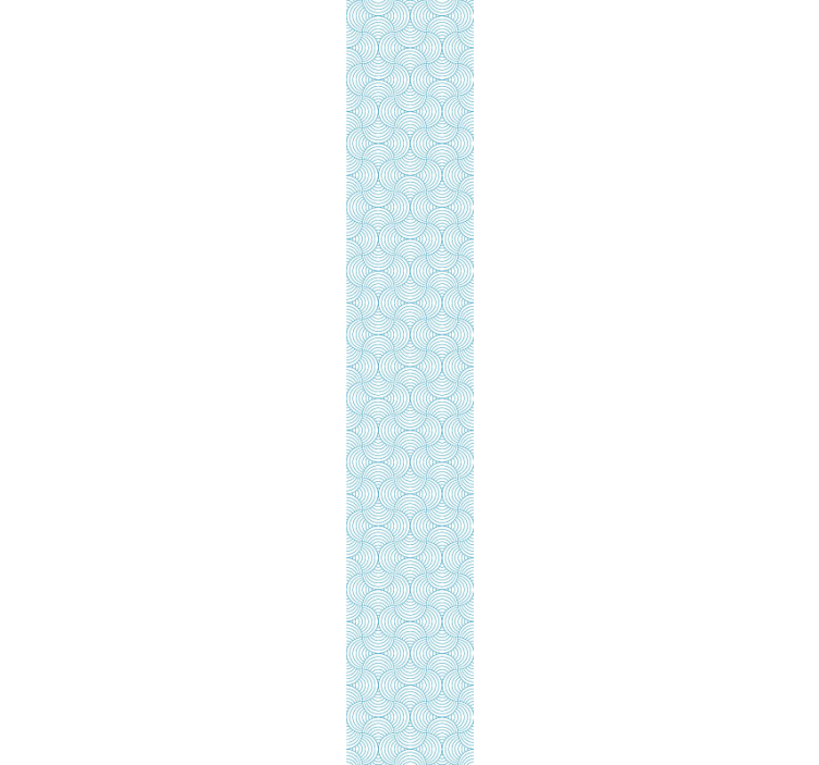 Spiraalvormig patroondetail woonkamer behang - TenStickers