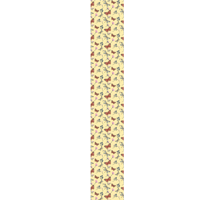 Vlinders behang butterflies flora patroon - TenStickers