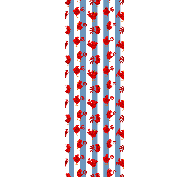 Kreeft streeppatroon dieren behang - TenStickers