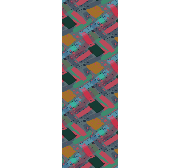 Geometrische patroonfusie geometrisch behang - TenStickers