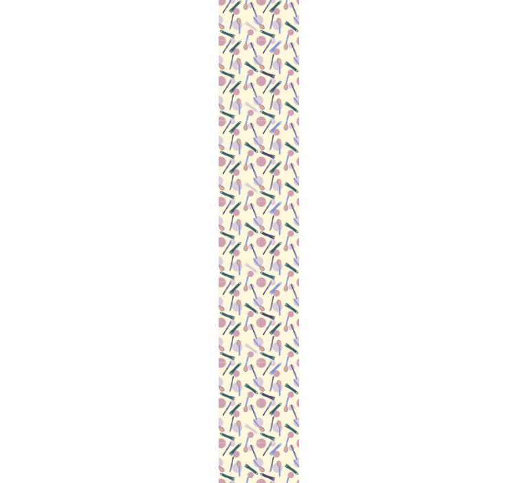 Stijlvol gebruiksvoorwerpmotief sierlijk behang - TenStickers