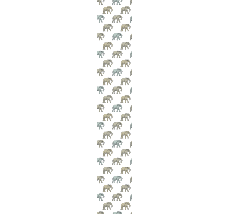 Olifanten parade patroon behang - TenStickers