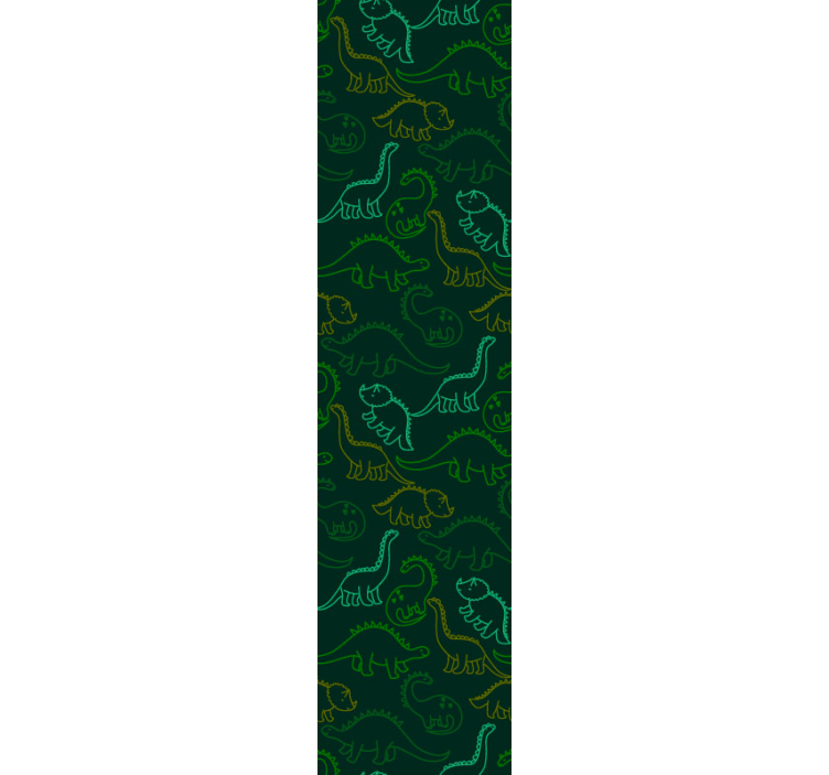 Dinosauruskrabbels dino behang - TenStickers