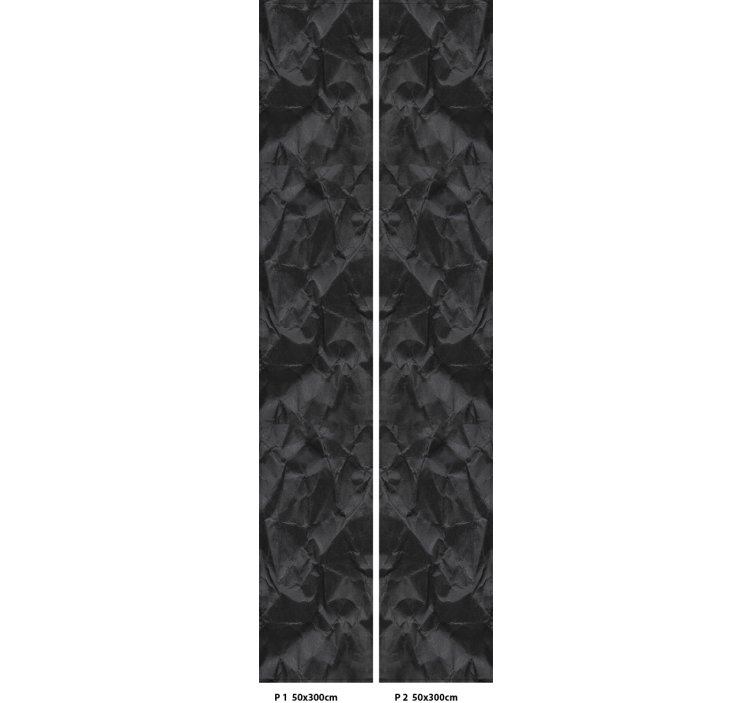 Behang print gekreukeld papier - TenStickers