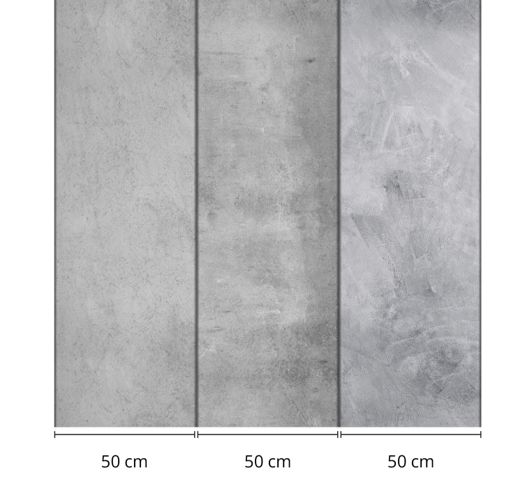 Getextureerde cementmuur betonlook behang - TenStickers