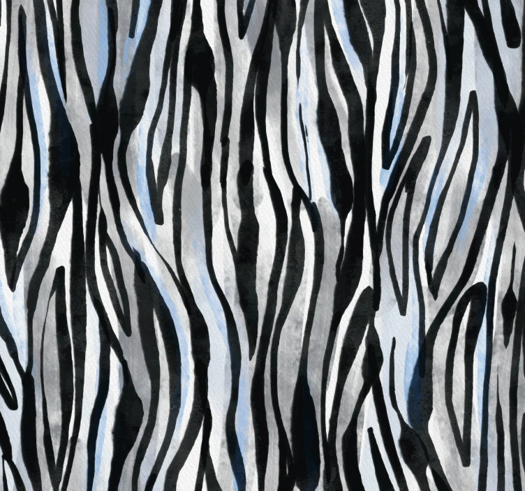 Behang zebra zebra stripe canvas - TenStickers