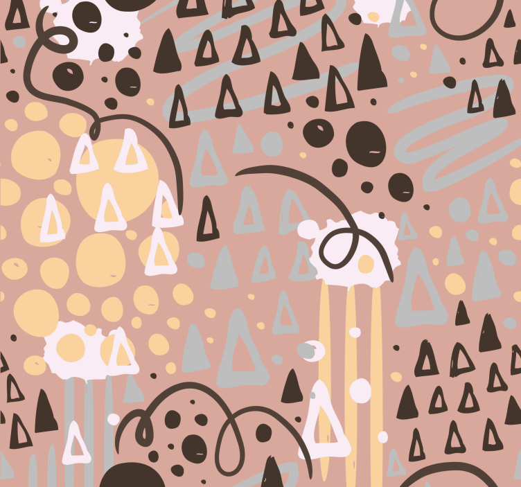 Kinderbehang Markeringen en tekeningen - TenStickers