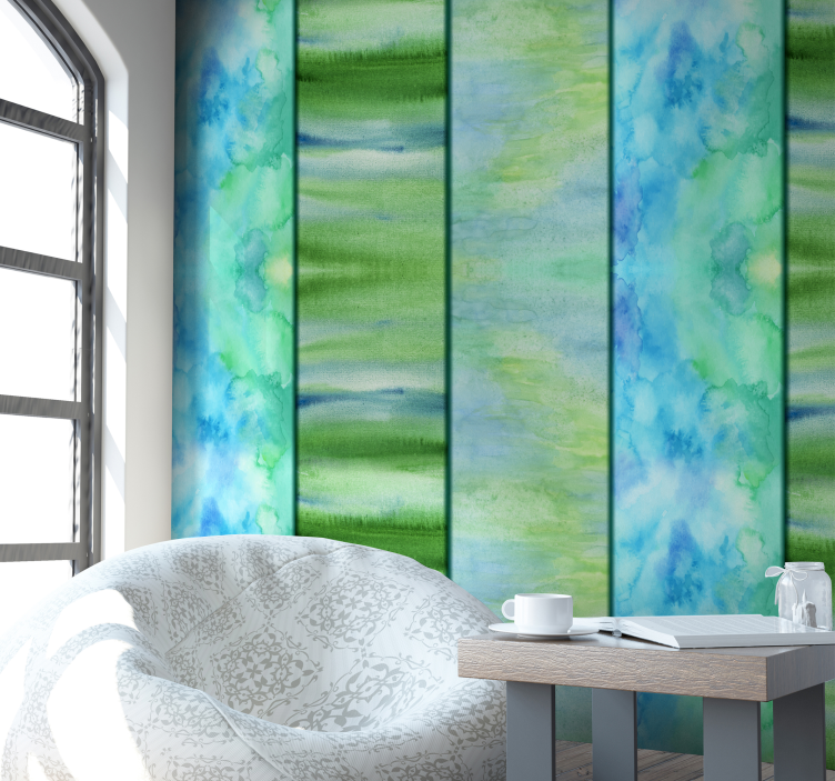 Abstracte aquarel abstract behang - TenStickers
