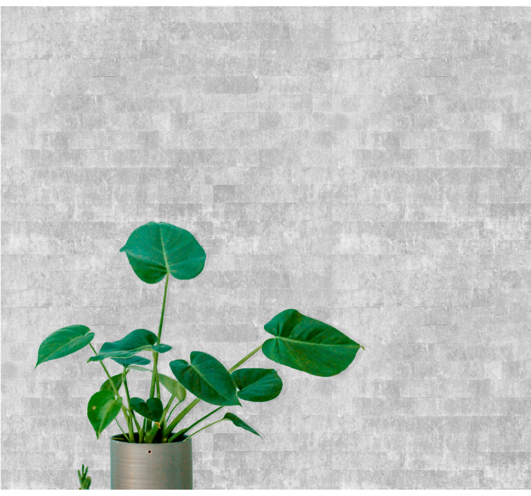 Afwerking met kunststeen bakstenen behang - TenStickers