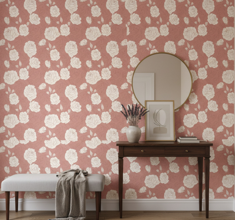 Behang gang delicaat arrangement - TenStickers