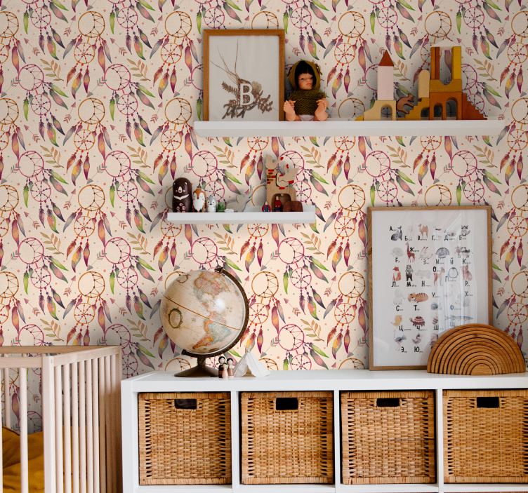 Dromenvanger kinder slaapkamer behang - TenStickers