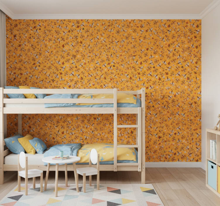 Behang kinderkamer yello traditioneel design - TenStickers