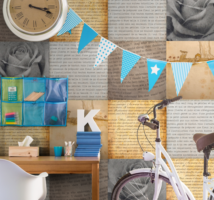 Behang met tekst in Engels - TenStickers