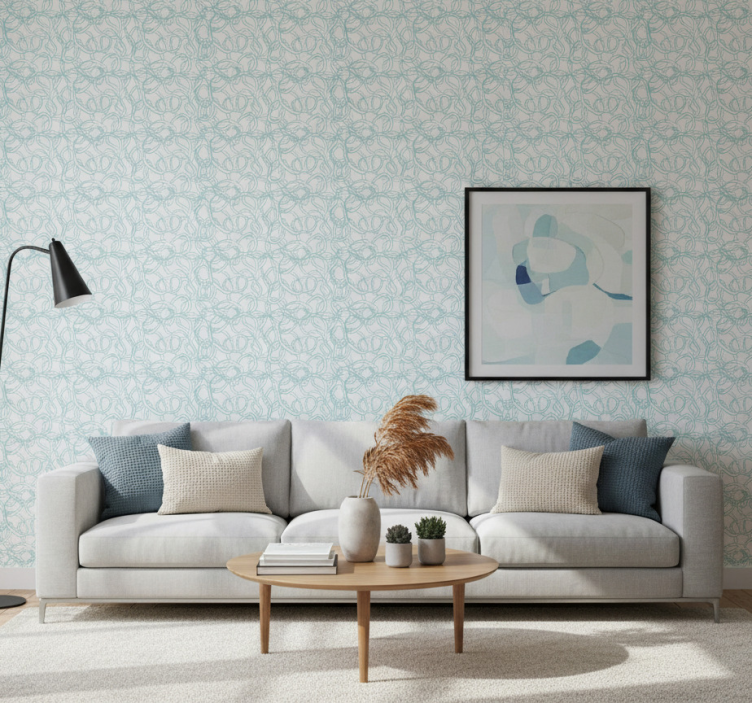 Behang modern abstract cirkelvormig modern - TenStickers