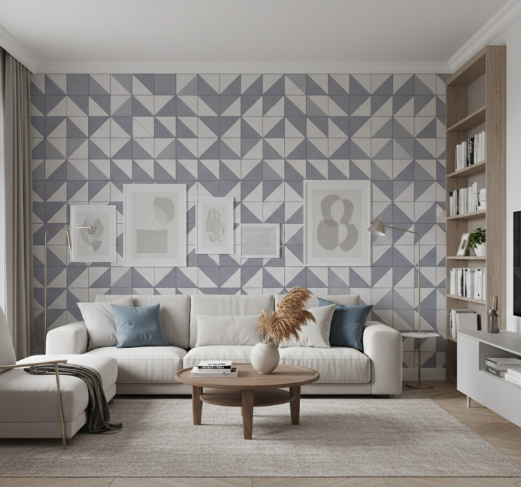 Behang modern geometrische patronen harmonie - TenStickers