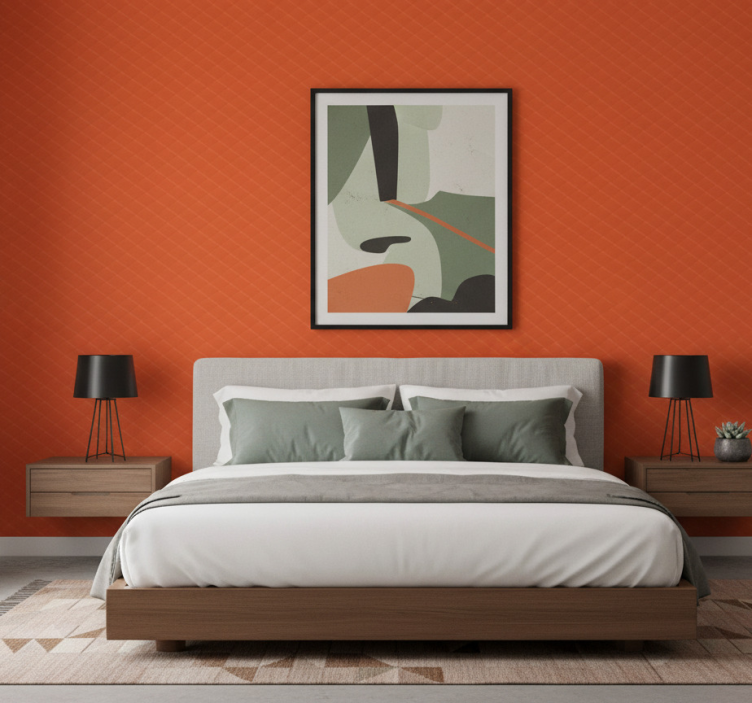 Behang patronen groen koolstof - TenStickers