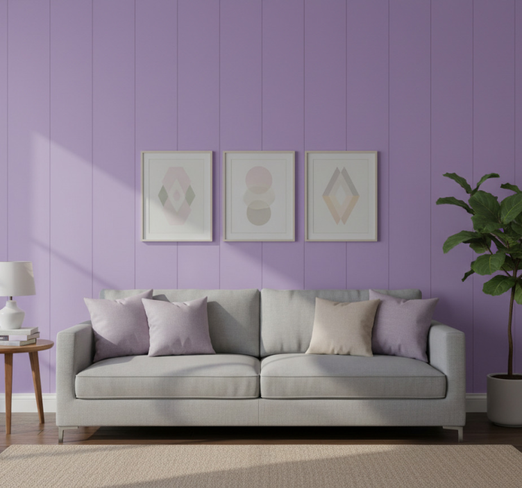 Behang print matte lila - TenStickers