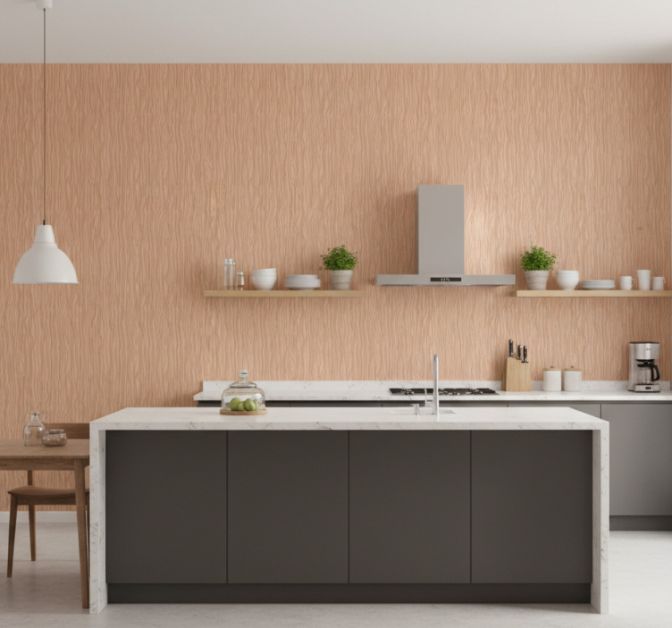 Behang print organisch houtdesign - TenStickers