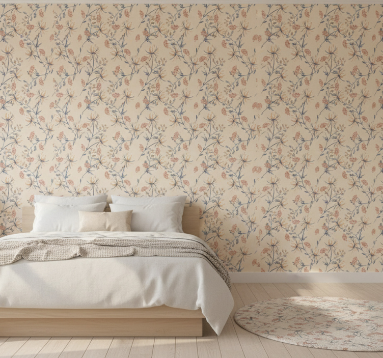 Behang slaapkamer paradise rij - TenStickers