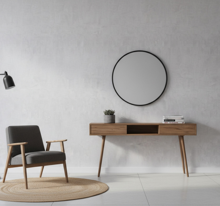 Behang stenen grijs beton effect - TenStickers