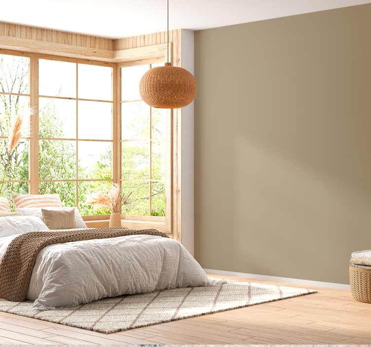 Beige behangpapier - transformeer jouw ruimte! - TenStickers