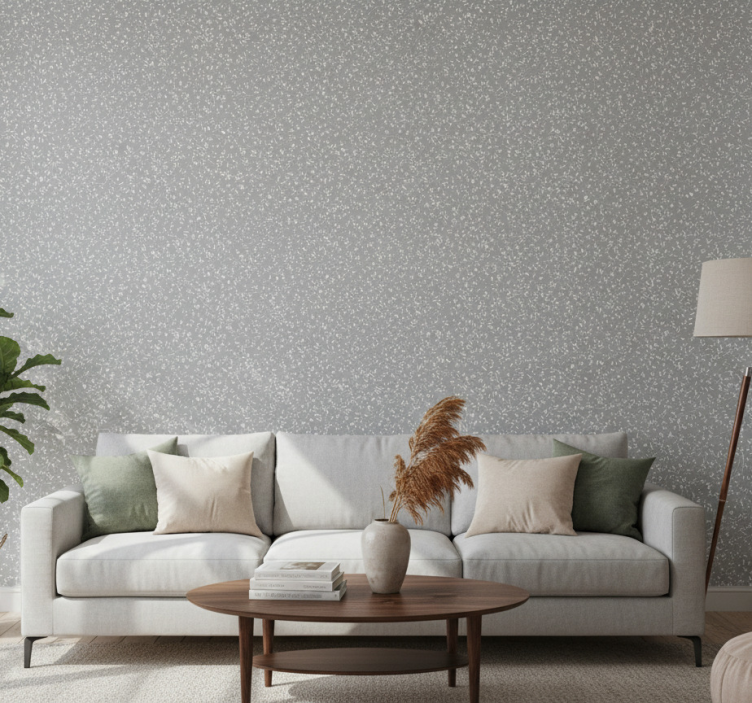 Bomen behang met natuurpatroon van planten tekeningen - TenStickers