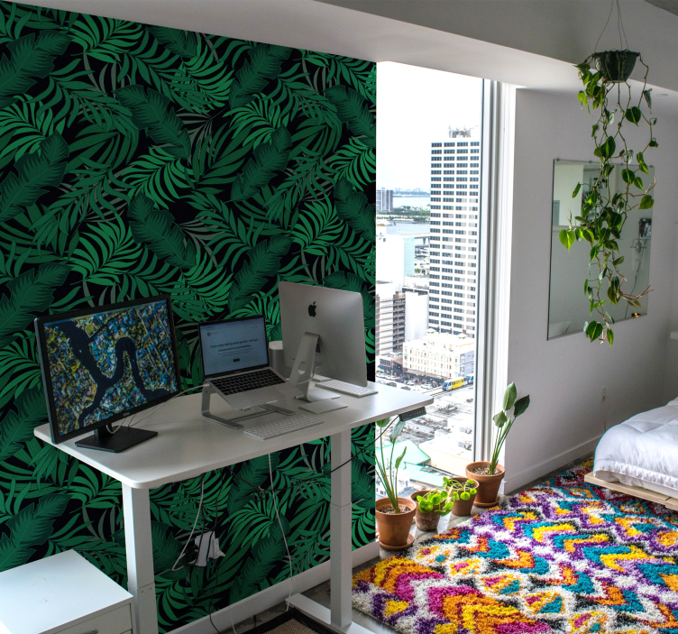 Bosbehangsleutels in de jungle - TenStickers