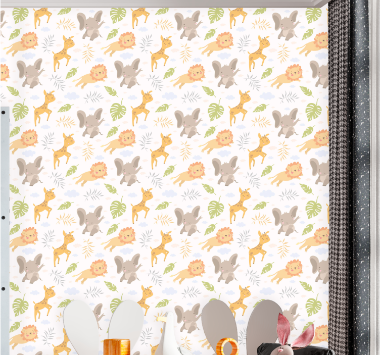 Charismatische fauna dieren behang - TenStickers