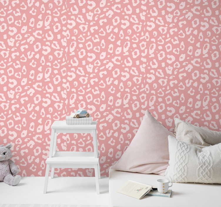 Dierenprint behang Luipaard textuur behang - TenStickers