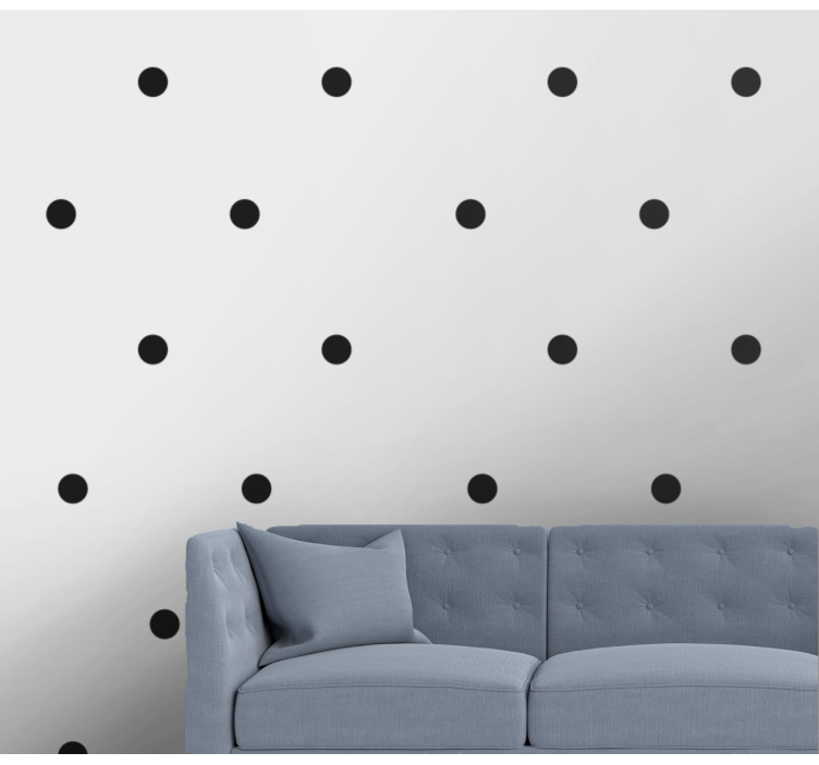 Dotted eenvoud stippen behang - TenStickers