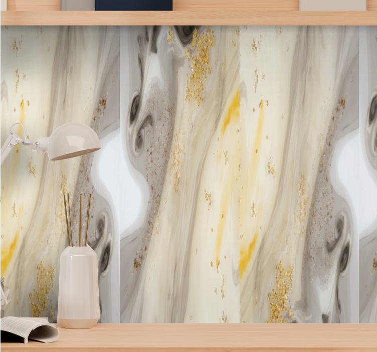 Elegant grijs design marmeren behang - TenStickers