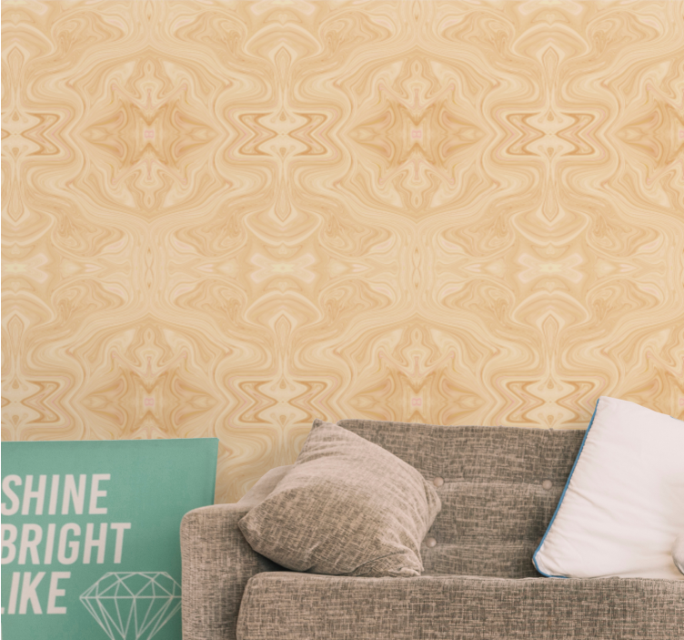 Elegant marmereffect behang print - TenStickers