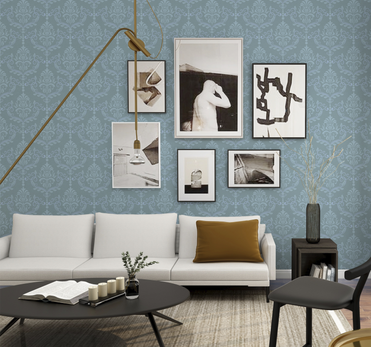 Elegante sierlijke stijl behang barok - TenStickers