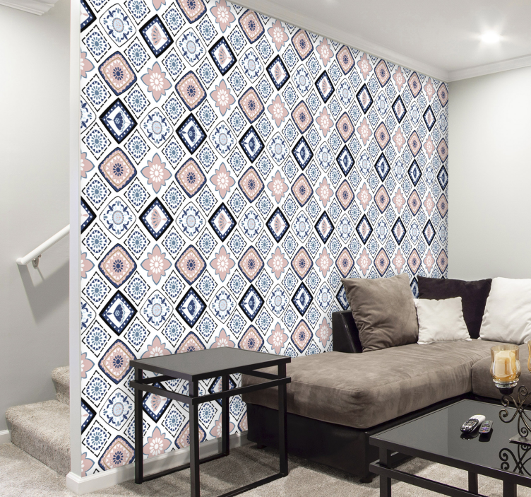 Elegantie van tegelpatronen tegels behang - TenStickers