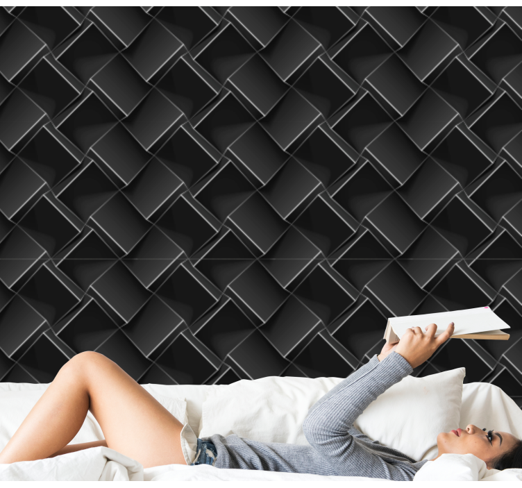 Geometrische complexiteit geometrisch behang - TenStickers