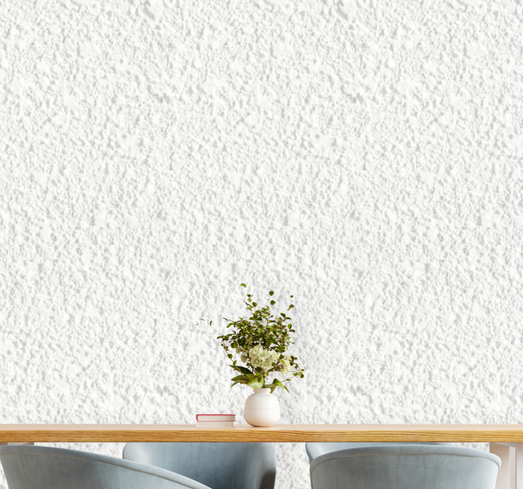 Getextureerd wit oppervlak behang patronen - TenStickers