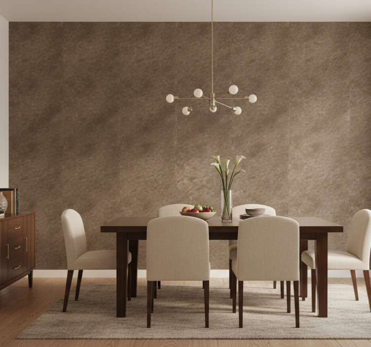 Marmeren behang bruin elegant effect - TenStickers