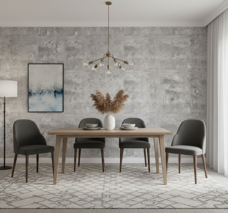 Marmeren behang elegante grijze oppervlakte - TenStickers