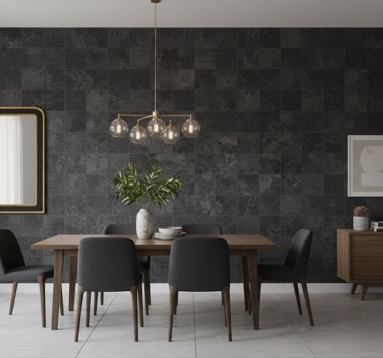 Marmeren behang met gemarmerd oppervlak - TenStickers