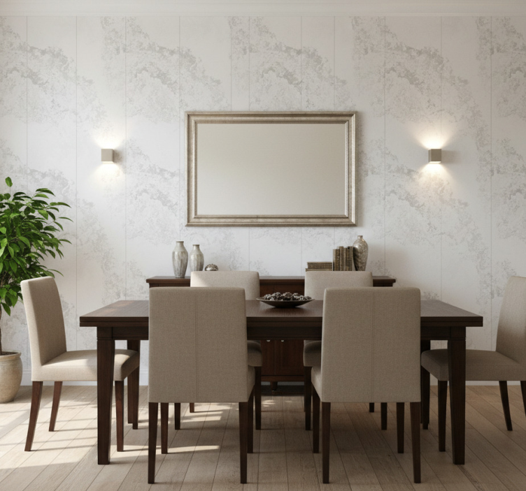 Marmeren behang zachte grijze textuur - TenStickers