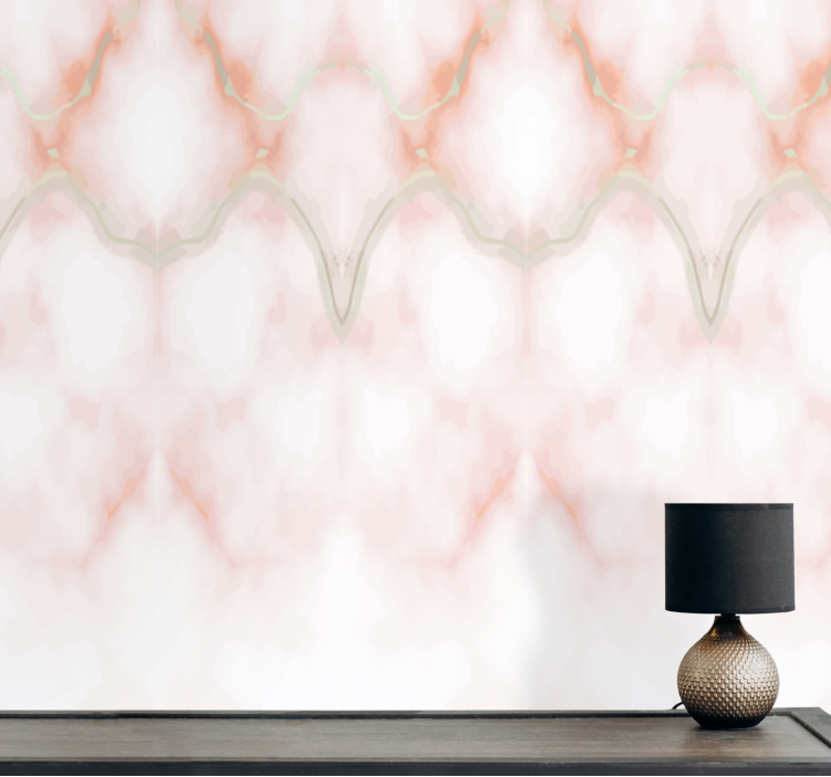 Organische abstracte vormen abstract behang - TenStickers